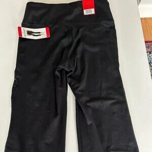 NWT Jockey Cropped Slit Flare Pant